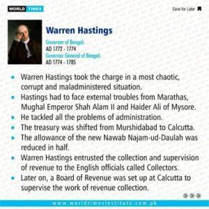 Read more about the article Warren Hastings
