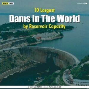 Read more about the article 10 Largest Dams in the World by Reservoir Capacity. 02-09-2022
