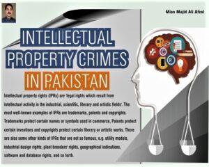 Read more about the article INTELLECTUAL PROPERTY CRIMES IN PAKISTAN