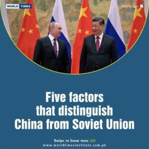 Read more about the article Five Factors that Distinguish China from Soviet Union. 13-09-2022
