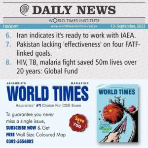 Read more about the article News of the Day. 13-09-2022