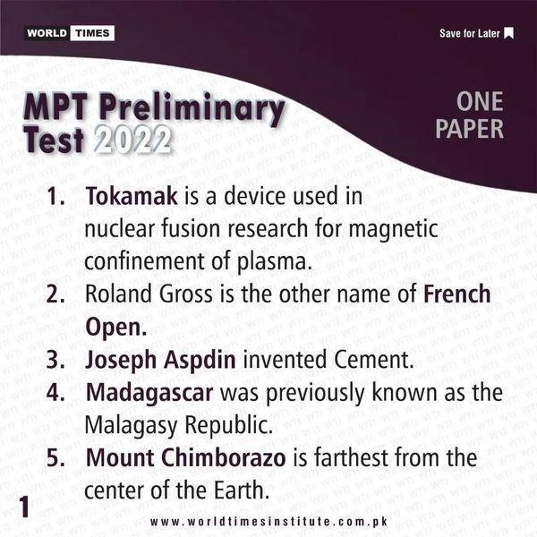 Read more about the article One Paper MCQs 08-09-2022