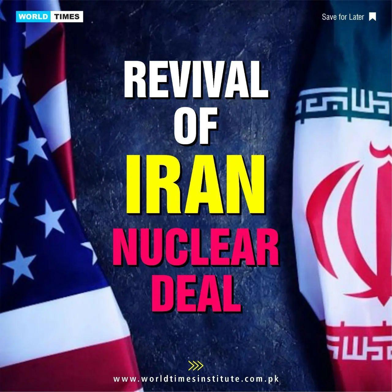 Read more about the article Revival of Iran Nuclear Deal 24-09-2022