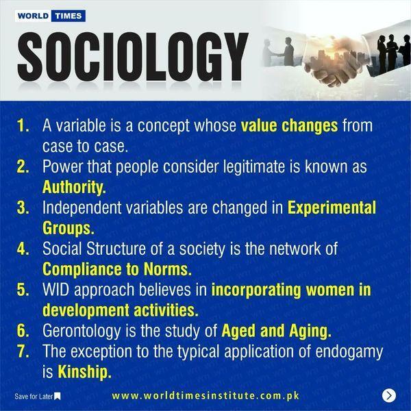 Read more about the article Sociology. 10-09-2022
