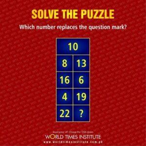 Read more about the article Solve the Puzzle. 26-09-2022