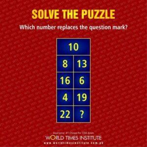 Read more about the article Solve the Puzzle. 26-09-2022