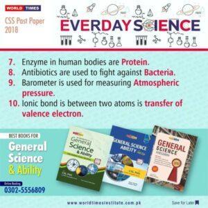 Read more about the article Everyday Science 10-10-2022