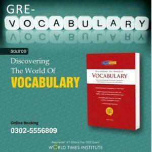 Read more about the article GRE-VOCABULARY 20-10-2022