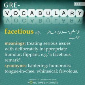 Read more about the article GRE-VOCABULARY 21-10-2022