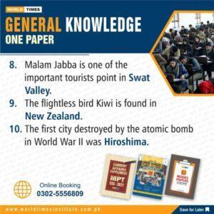 Read more about the article General knowledge (One Paper) 20-10-2022