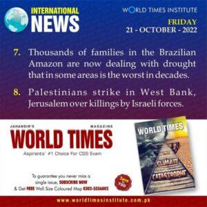 Read more about the article International News of the Day. 21-10-2022