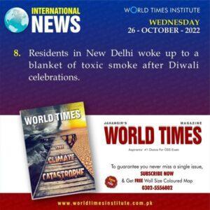 Read more about the article International News of the Day. 26-10-2022