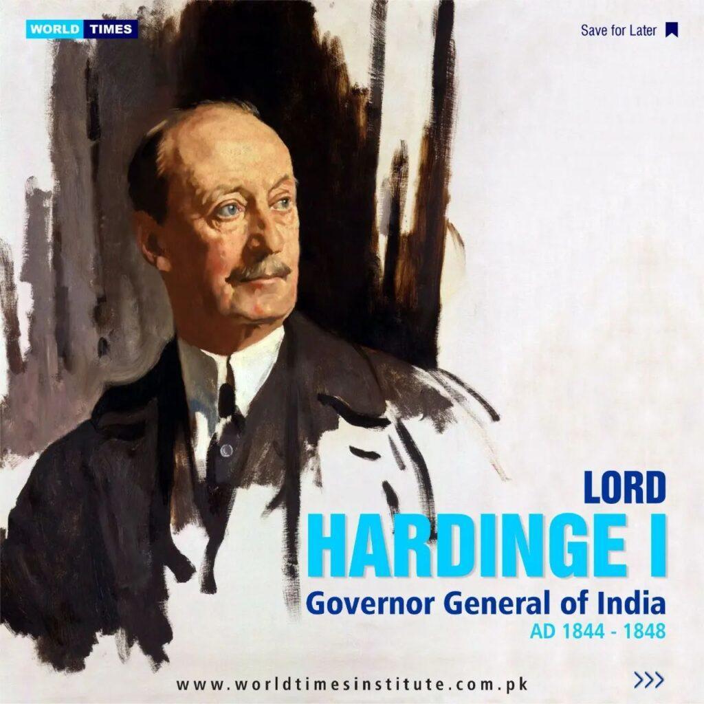 Lord Hardinge I(Governor General of India AD 1844 1848) 18102022