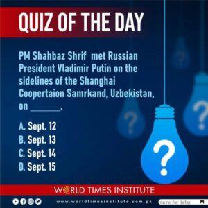 Read more about the article Quiz of the Day! 15-10-2022