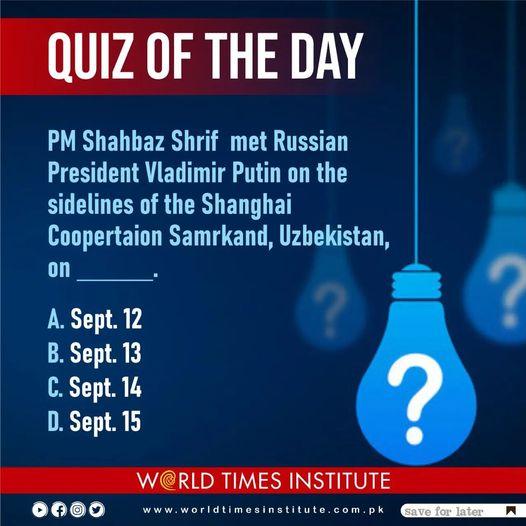 Read more about the article Quiz of the Day! 15-10-2022