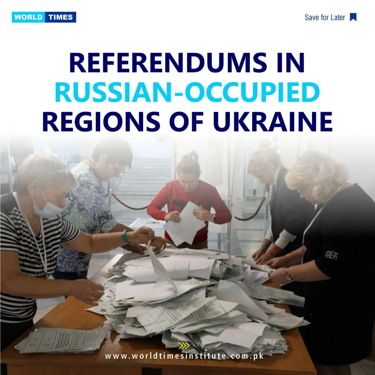 You are currently viewing Referendums in Russian-Occupied Regions of Ukraine. 12-10-2022