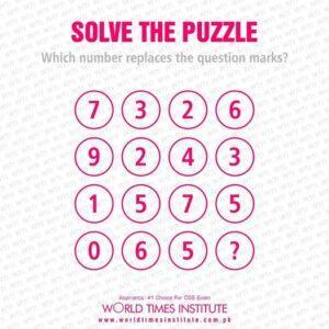 Read more about the article Solve the Puzzle. 17-10-2022