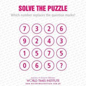 Read more about the article Solve the Puzzle. 17-10-2022