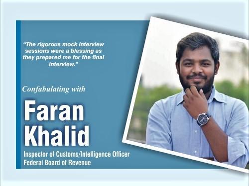 Read more about the article Confabulating with Faran Khalid Inspector of Customs/Intelligence Officer