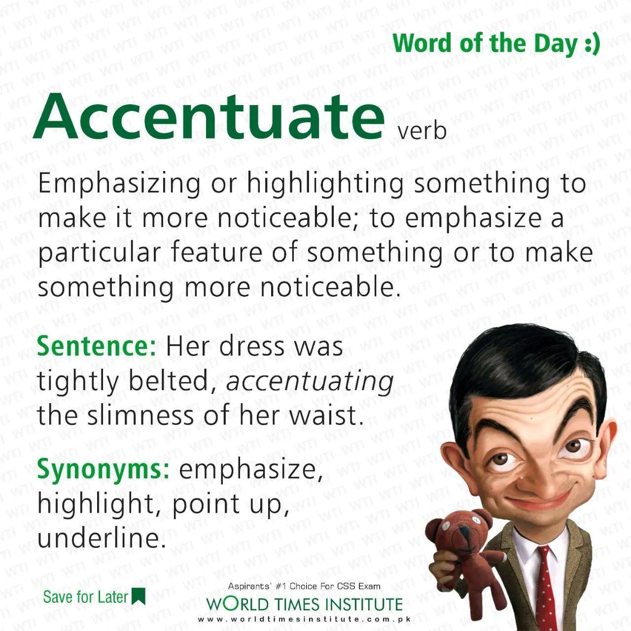 You are currently viewing Accentuate (Word of the day) 28-11-2022