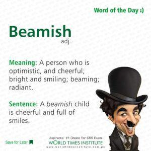 Read more about the article Beamish (Word of the day) 08-11-2022