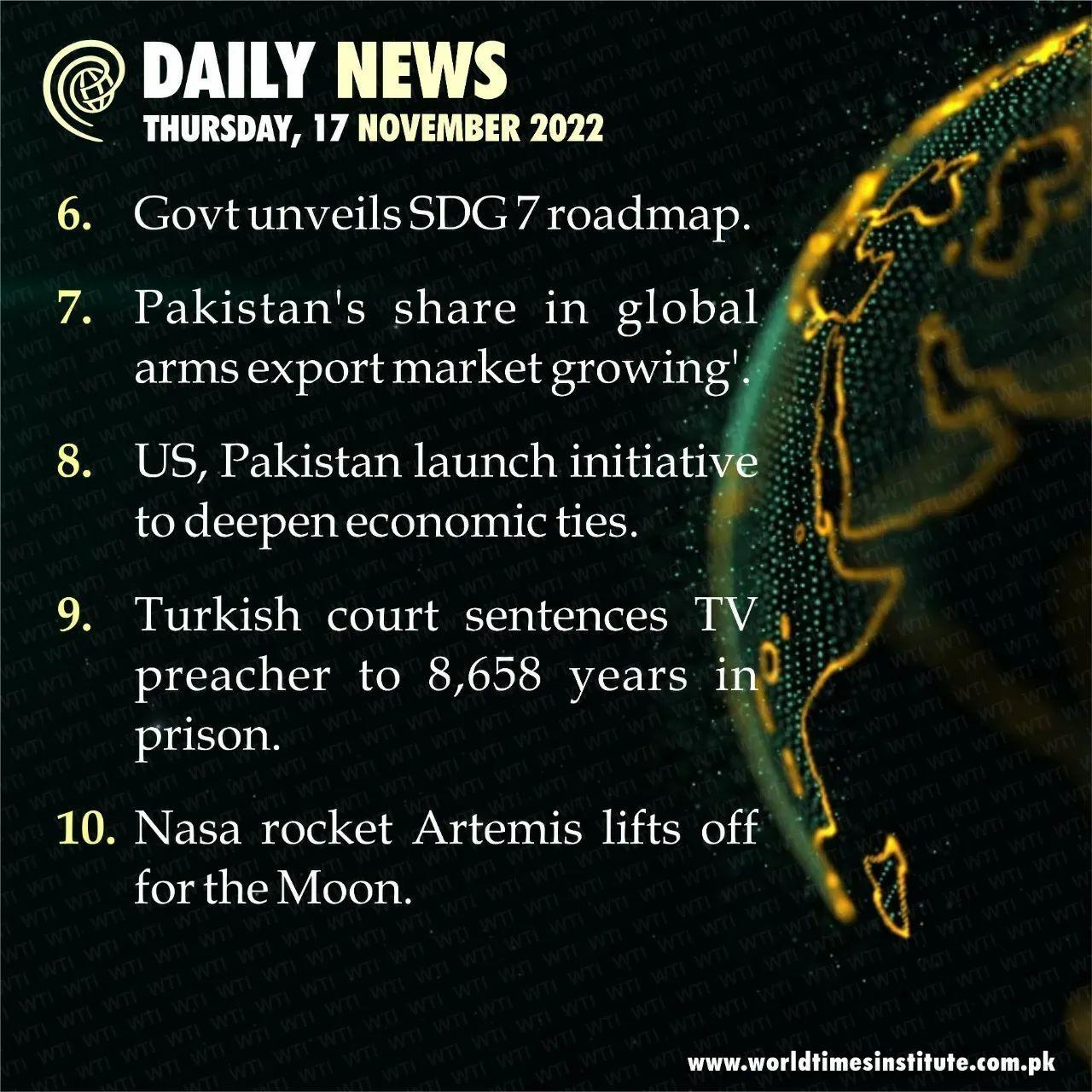 Read more about the article Daily News. 17-11-2022