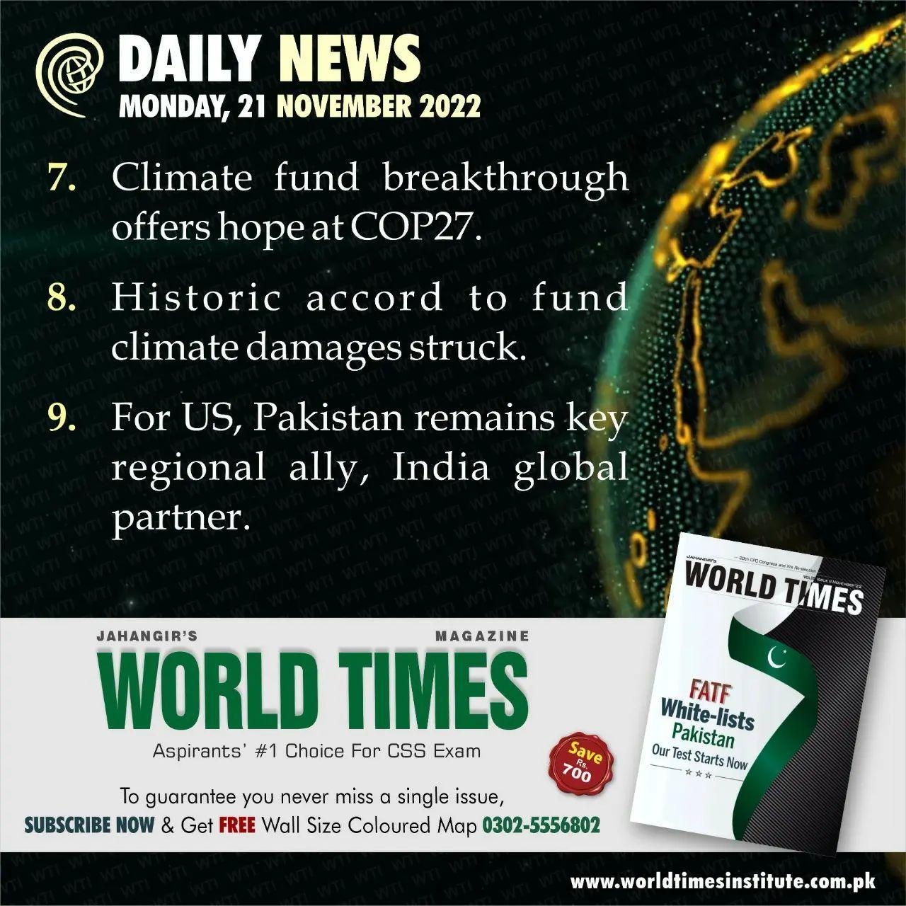 You are currently viewing Daily News. 21-11-2022