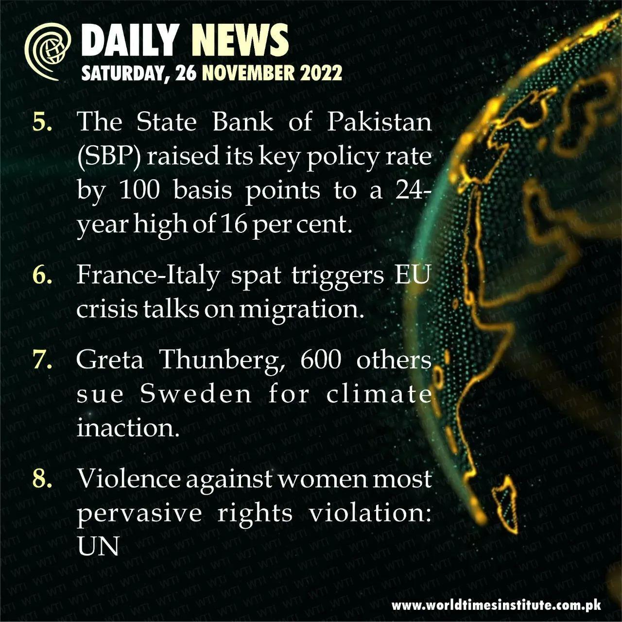 You are currently viewing Daily News. 26-11-2022