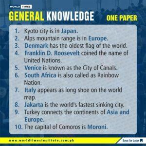 Read more about the article General Knowledge 17-11-2022