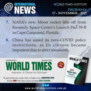 Read more about the article International News of the Day. 17-11-2022