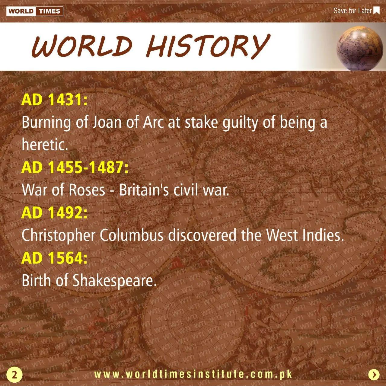 You are currently viewing World History 16-11-2022