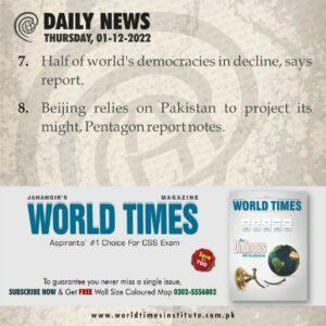 Read more about the article Daily News. 01-12-2022