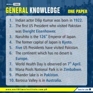 Read more about the article General Knowledge 17-12-2022