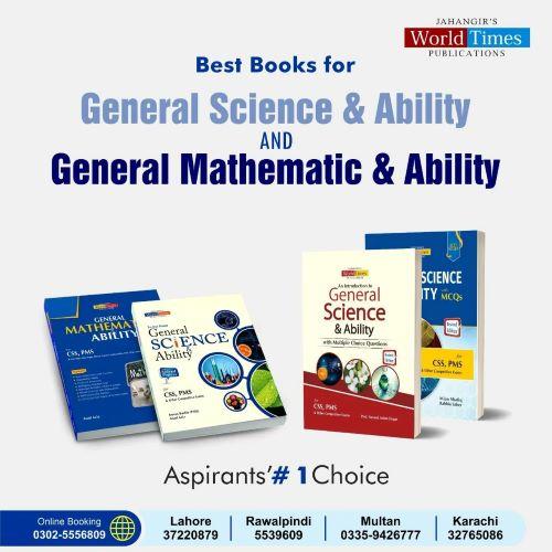 Read more about the article Best Books for General Science & Ability and General Mathematics & Ability