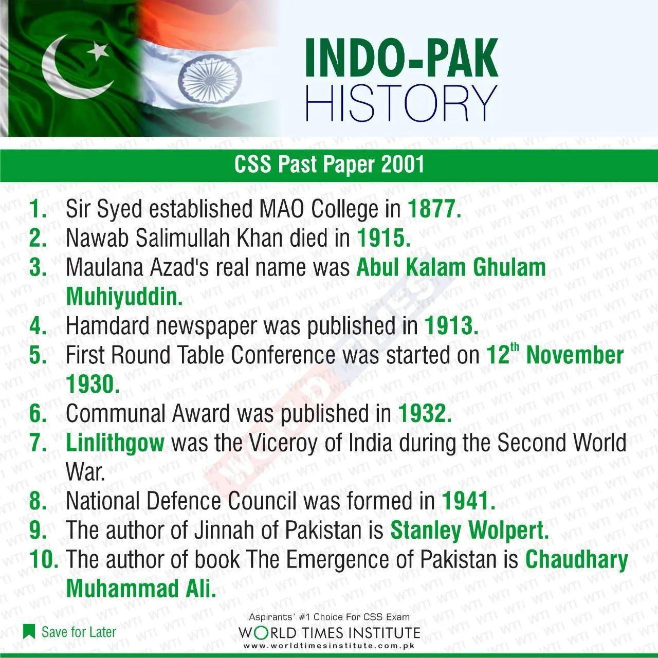 Read more about the article Indo-Pak History 19-12-2022