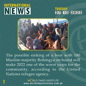 Read more about the article International News 27-12-2022