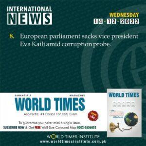 Read more about the article International News of the Day. 14-12-2022