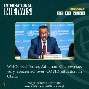 Read more about the article International News of the Day. 22-12-2022