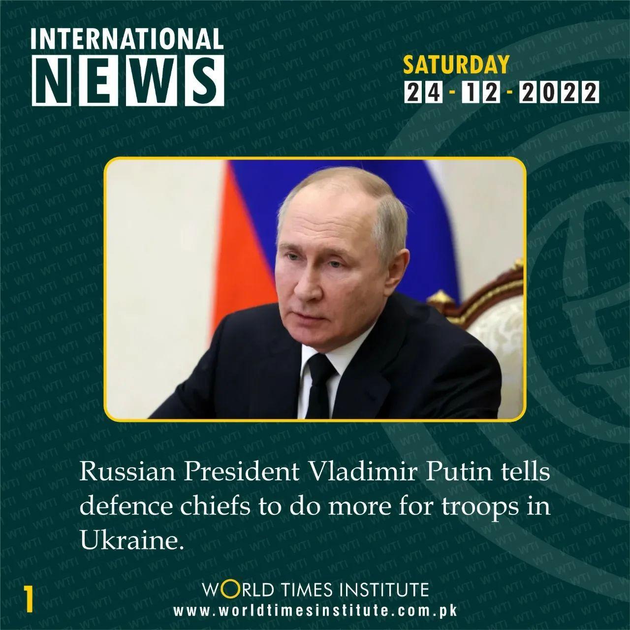 Read more about the article International News of the Day. 24-12-2022