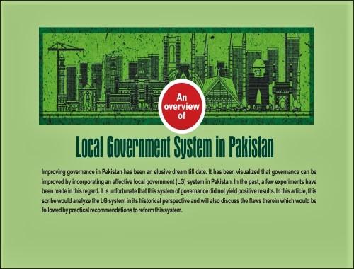 Read more about the article An Overview of Local Government System in Pakistan