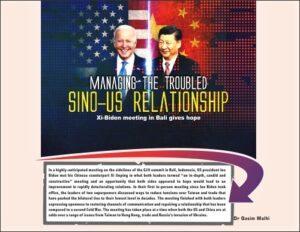 Read more about the article Managing the Troubled Sino-US Relationship