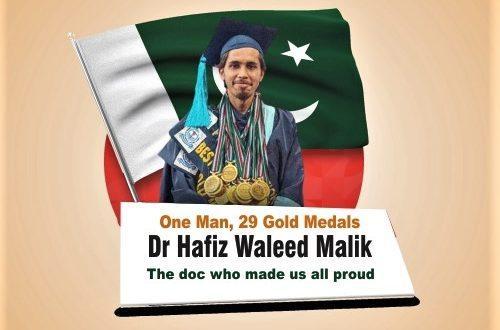 One Man, 29 Gold Medals Dr Hafiz Waleed Malik