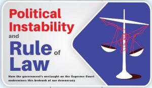 Read more about the article Political Instability and Rule of Law