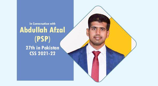 Read more about the article In Conversation with Abdullah Afzal (PSP)