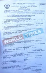 Read more about the article CSS Special Competitive Examination Paper 2023 (Economics Paper-II)