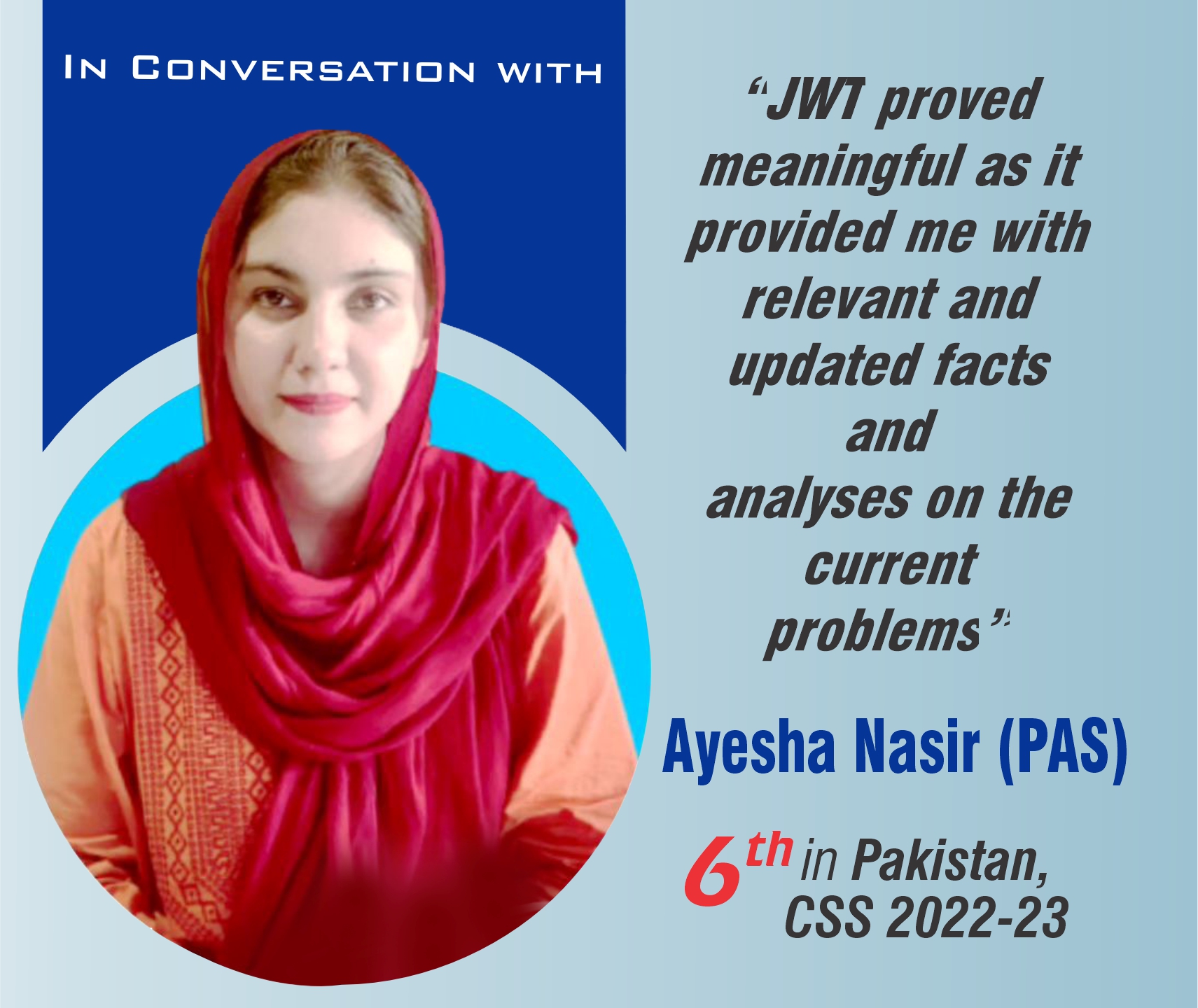 Read more about the article In Conversation with Ayesha Nasir (PAS)