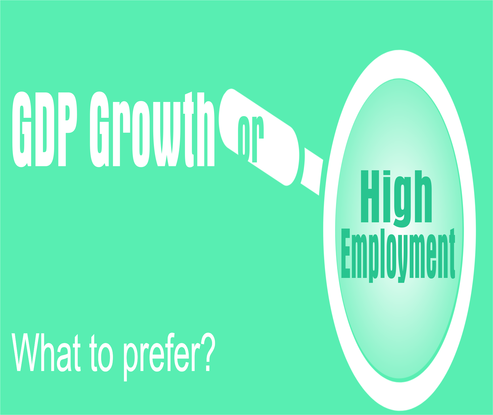 Read more about the article GDP Growth or High Employment
