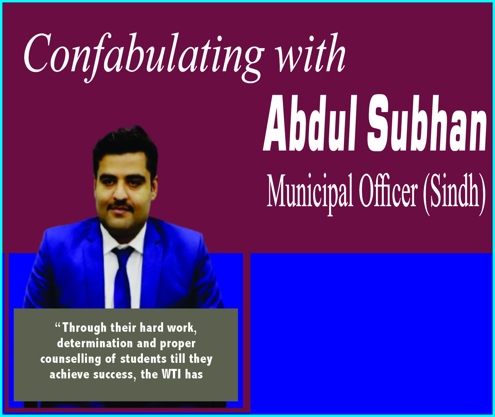 Read more about the article Confabulating with Abdul Subhan