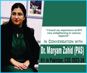 Read more about the article In Conversation with Dr. Maryam Zahid (PAS)