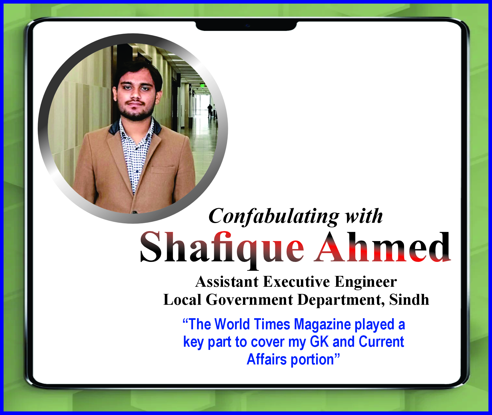Read more about the article Confabulating with Shafique Ahmed